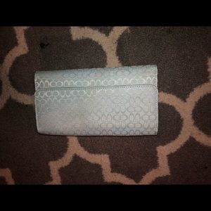 blue wallet